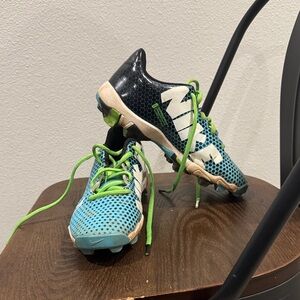 Nike Kids Black and Blue cleats softball baseball